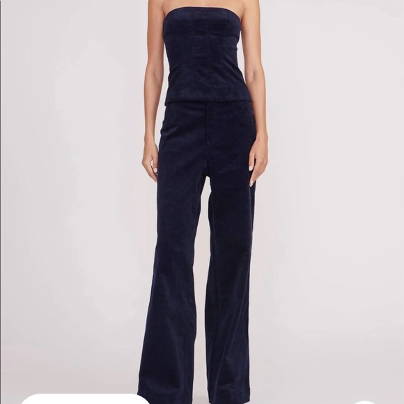 STAUD Grayson Pant in Navy - Picture 3 of 3